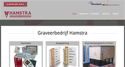 Desktop Screenshot of hamstragraveerwerken.nl