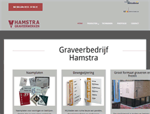 Tablet Screenshot of hamstragraveerwerken.nl